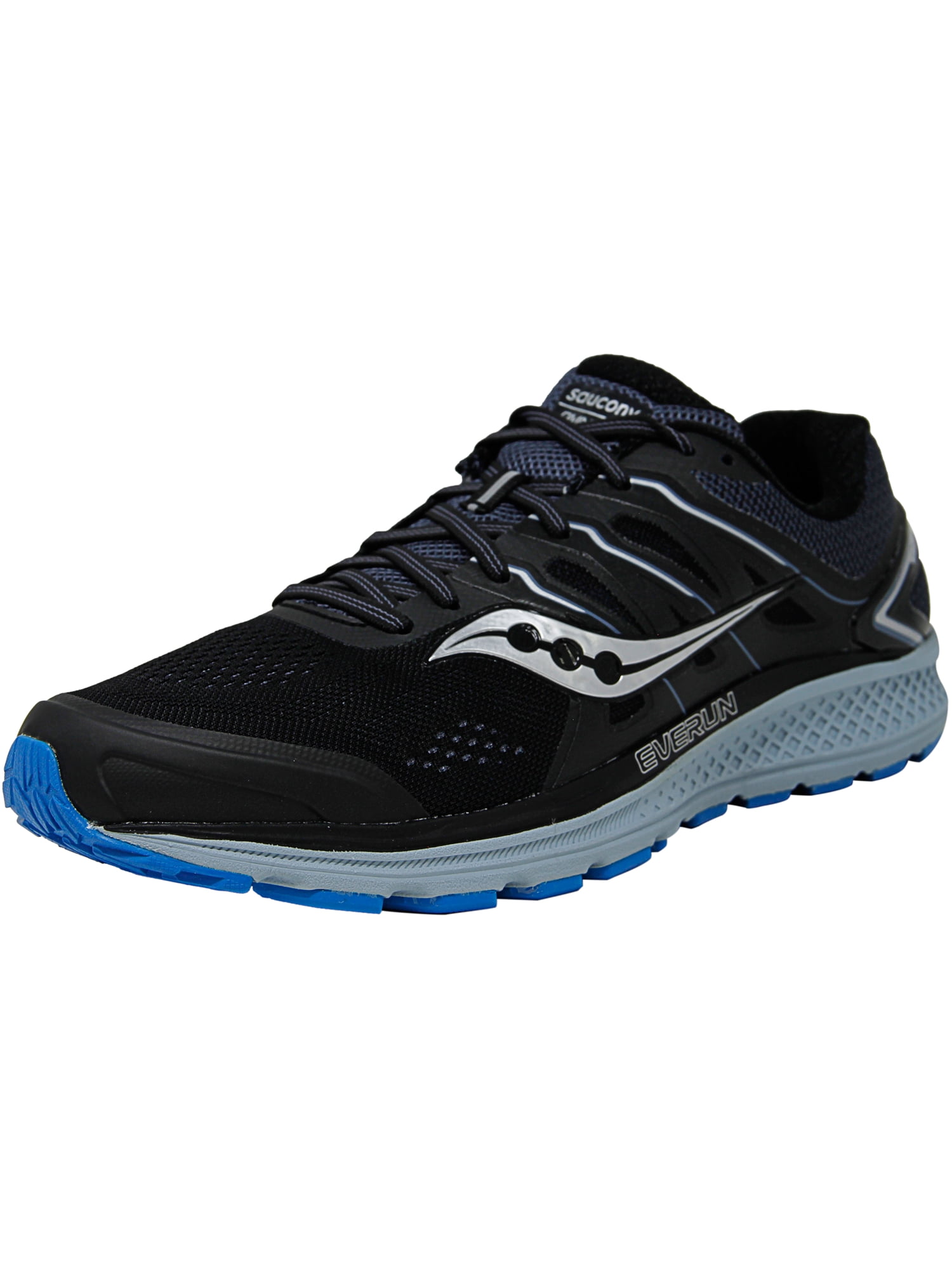 Saucony Men's Omni 16 Black / Grey Blue Ankle-High Running Shoe - 11M ...