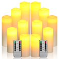 thumbnail image 1 of Flameless Candle LED Candle 12 Pcs Real Wax, 1 of 8
