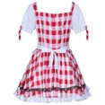 thumbnail image 4 of FDGIU Halloween Costumes Womens Halloween Oktoberfest Dress Womens Dress Long Lantern Sleeve, 4 of 4