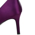 thumbnail image 4 of Women Pointed Toe Stiletto High Heels 7CM Wedding Pumps Rhinestones Pearls Flower Lace Netting for Bride Prom Party, 4 of 6