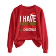 thumbnail image 3 of Christmas Sweatshirt for Men Women Long Sleeve Loose Casual Crewneck Pullover Sweatshirts for Couples, 3 of 5