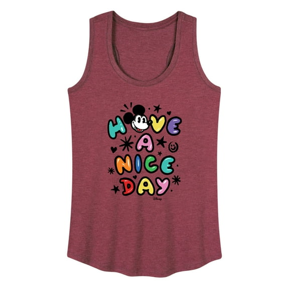 Disney - Mickey Mouse - Have A Nice Day - Women's Racerback Tank Top