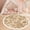 Color 4, variant on Washable Non Slip 3ft Round Rug, Bull Skull Botanical Black Circle Area Rugs with Tassels Carpet for Nursery Bedroom Living Room Playroom Tent rug Tent Castle