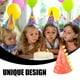 thumbnail image 5 of KAKOWELY 10 gorros de dinosaurio para niños pequeños, gorros de fiesta de cumpleaños de dibujos animados, gorros de papel tipo cono para fiesta de dinosaurios., 5 of 5