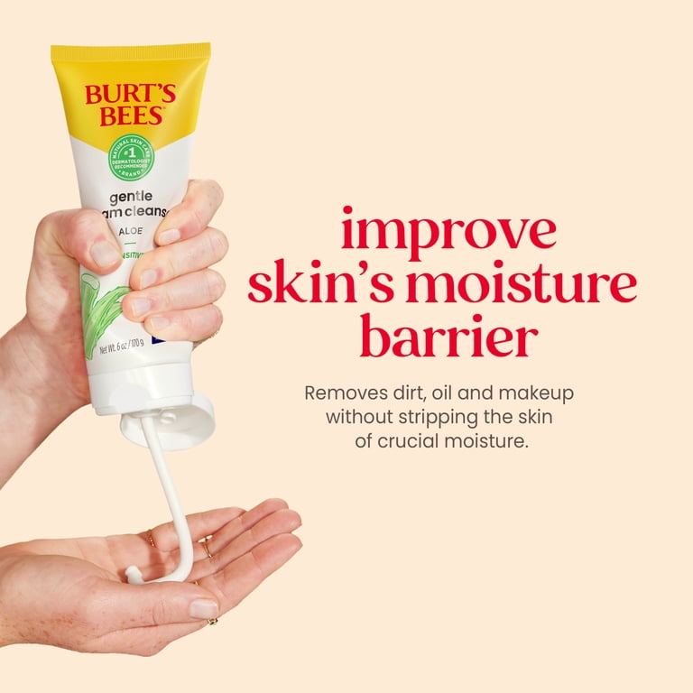 Burt's Bees Gentle Cream Face Wash with Aloe photo 2