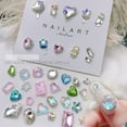 thumbnail image 6 of Milue 30Pack Nail Charms 3D Crystal Gems Jewelry DIY Manicure Nail Decoration Part, 6 of 21