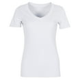 thumbnail image 5 of Womens Shirts V Neck Ribbed Fitted Tight Short Sleeve Basic Knit Spring Summer Tops For Women, 5 of 6