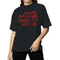 thumbnail image 2 of Officially Licensed Diet Coke Just for the Taste Women's T-shirt, 2 of 3