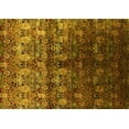 thumbnail image 1 of Ahgly Company Machine Washable Indoor Rectangle Oriental Yellow Industrial Area Rugs, 5' x 8', 1 of 4