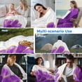 thumbnail image 5 of Purple Gold Cooling Blanket, Lightweight Breathable Summer Throw Blanket with Double Sided Cold Effect,Abstract Flower Ombre Aesthetics Paint Picnic Beach Blankets Bed Sheet for Hot Sleepers 60"x80", 5 of 8