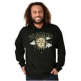 thumbnail image 5 of Dreamer Celestial Sun Moon Face Hoodie Sweatshirt Women Men Brisco Brands S, 5 of 6