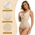 thumbnail image 4 of Joyshaper Body Shaper for Women Tummy Control Shapewear Waist Trainer Snatched Shaping Seamless V Neck Bodysuit, 4 of 6