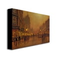thumbnail image 3 of Trademark Fine Art "A Street At Night" Canvas Wall Art by John Atkinson Grimshaw, 3 of 3