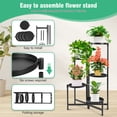 thumbnail image 5 of golytefs 5-Tier Large Plant Stand Floor-stand Pot Holder Staggered Flower Display Shelf, 5 of 9