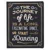 THE JOURNEY OF LIFE Leather-like 8x10 Journal by Eccolo trade LOFTY THINKING Collection
