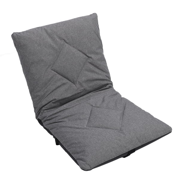 Cojín Para Silla Plegable Al Aire Libre, Respaldo Ajustable, Cojín Para Asiento De Camping, Marco De Metal Relleno De Esponja Para Senderismo
