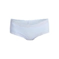 thumbnail image 5 of No Boundaries Lace Trim Cotton Rib Cheeky Panties, 3-Pack, Women's XS-XXXL, 5 of 7