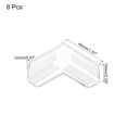 thumbnail image 2 of 8 Pack Soft Corner Protector, PVC Furniture Proofing Bumper Cushion Corner Guards Edge, 40x15mm, Clear, 2 of 7