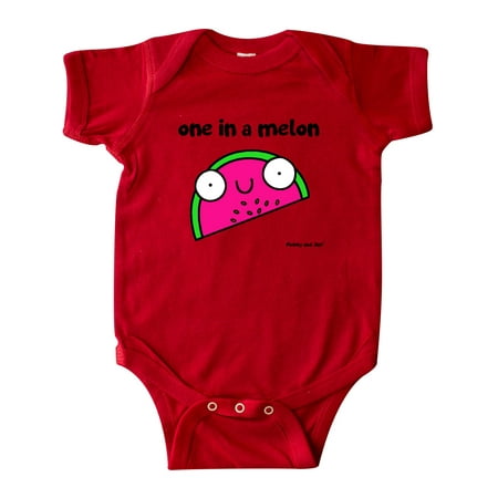 

Inktastic One in a melon Gift Baby Boy or Baby Girl Bodysuit