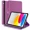 Purple, variant on zukof Rotating Case for iPad 11th/10th Generation (11-inch 2025/10.9 inch 2022) - PU Leather Multi-Angle Viewing Rotating Stand Folding Folio Cover Case (Black)