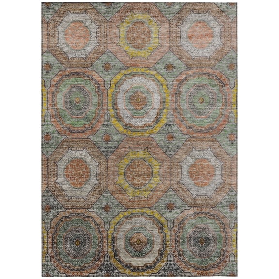 Dalyn Rugs Machine Washable Indoor/Outdoor Chantille ACN2050 Sage 10' x 14' Rug