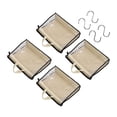 thumbnail image 2 of 4Pcs Purse Dust Bags Nonwoven Fabrics Transparent PVC Waterproof 4 Sizes Handbag Storage Organizer with S Hooks, 2 of 8