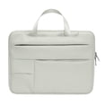 thumbnail image 1 of Portátil portátil de 15,6 pulgadas de mano Maletín Maletín Funda Bolsa Bolsa gris Hugo Bolso portátil para computadora portátil, 1 of 10