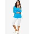 thumbnail image 4 of Jessica London Women's Plus Size Soft Ease Capri, 4 of 6