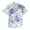 AB56 Sky Blue, variant on Tisuna Summer T Shirt For Boys Child Floral Print Short Sleeve Lapel Neck Tops Handsome Breathable Kids Button Down Shirt Sky Blue Size 3-4 Years
