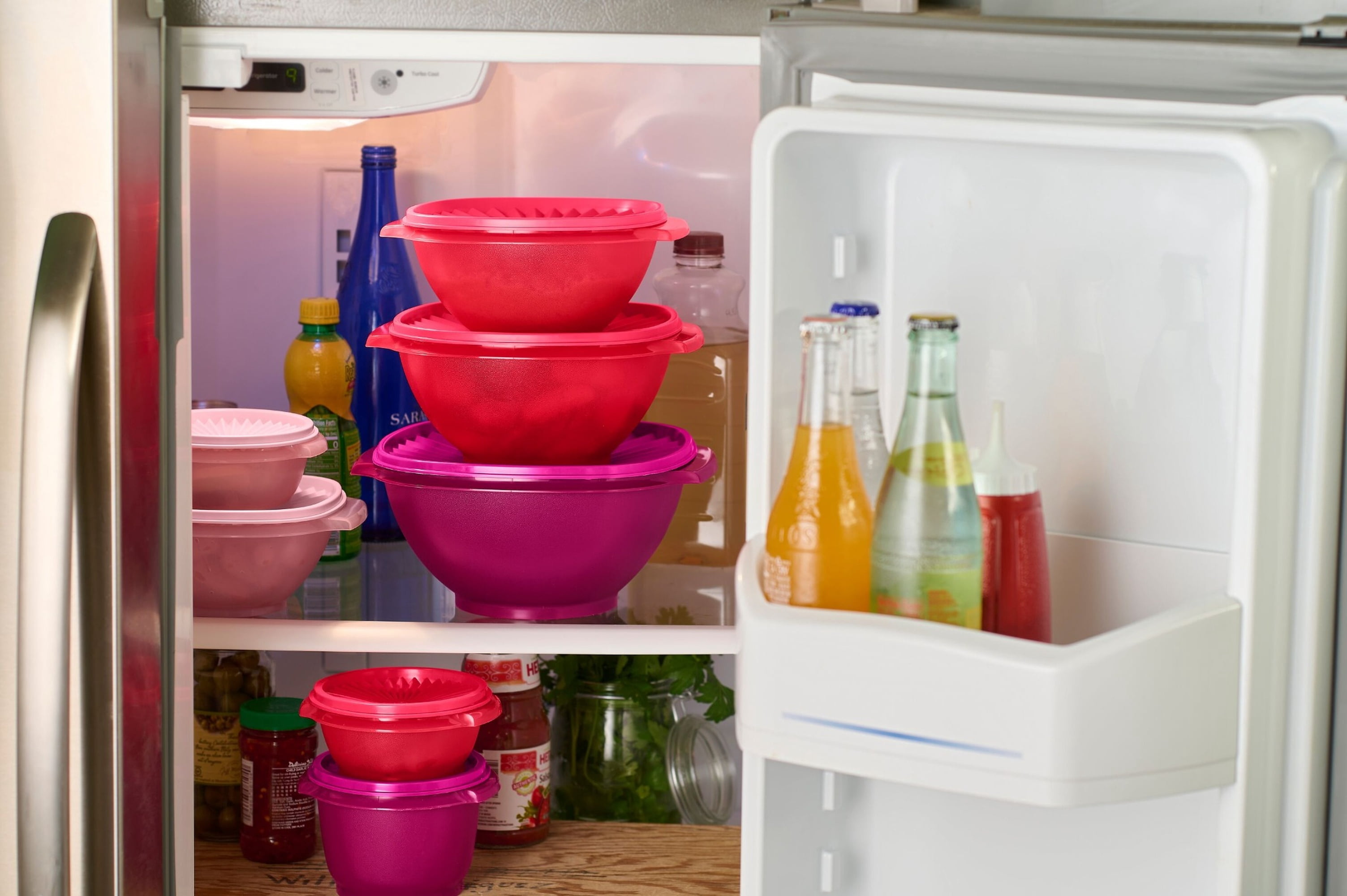 Tupperware Heritage Food Storage Containers with Lids, Pink (36 Count)