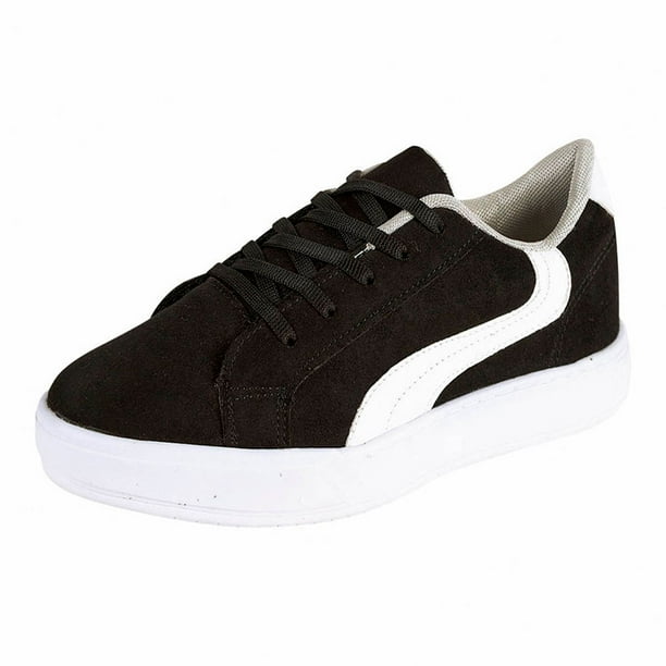Tenis Urbano Para Mujer CASTALIA 659-105 Negro con Blanco