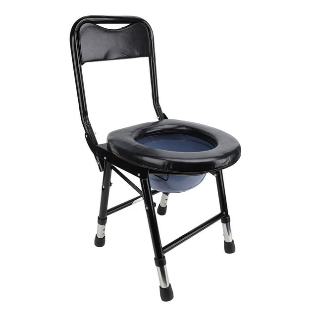 Chaise de Toilette de Chevet, Chaise de Toilette de Commode de Chevet à Hauteur Réglable pour Femmes Enceintes pour Usage Intérieur