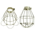 thumbnail image 3 of 2pcs Metal Lamp Cage Bulb Guard Industrial Style Metal Bulb Protector, 3 of 9