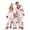 White, variant on HNMKIU Father Son Matching Christmas Pajamas Family Sleepwear Sets Long Sleeve Silk Like Loungewear Outfit for Parents Kids Holiday Cozy Nightwear