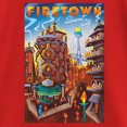 thumbnail image 2 of Girl's Elemental Firetown Poster  Graphic Tee Red Large, 2 of 5