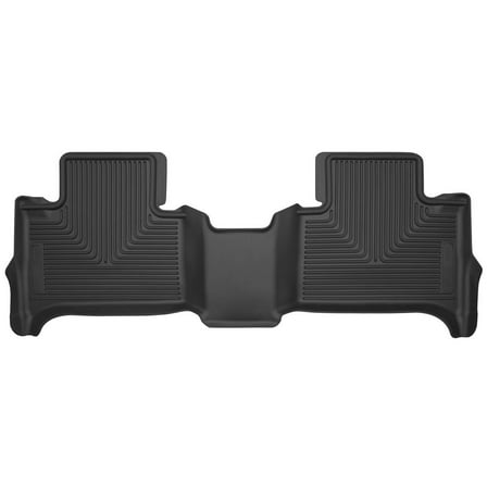 Husky Liners X-act Contour Floor Mats | Fits 2015 - 2021 Chevrolet Colorado & GMC Canyon Crew Cab | 3rd Row, 1-pc Black - 53231