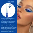 thumbnail image 3 of Delineador de ojos Sexy colorido, lápiz azul líquido, resistente al agua, fácil de usar, delineador de ojos mate, delineador de ojos rojo, verde, blanco, dorado y marrón, 3 of 5