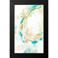 thumbnail image 2 of Goldberger, Jennifer 10x14 Black Modern Framed Museum Art Print Titled - Pastel Movement I, 2 of 5