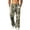 Brown, variant on Men's Realtree Leaf Camo Wide Leg Pants Outdoor Travel Forest Camo Breathable Woven Fabric Loose Fit Summer Casual Wide Leg Pants Camel M