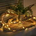thumbnail image 3 of Natural Rope String Lights, Solar Powered Outdoor Waterproof Fairy Lights, Rope Fairy Lights, Waterproof Garden Decor, Warm White, Suitable for Arbors, Columns, Trees, and Fences, 3 of 8