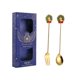 thumbnail image 1 of Kits de Cubiertos de Navidad Juego de Cubiertos de Vajilla, Utensilios de Cucharas de Té, Juego de Tenedores de Cucharas Navideñas de Acero Inoxidable Sunnimix postre cucharas tenedores, 1 of 8