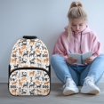 thumbnail image 3 of POLERO 17 Inch Backpack for Girls, Polyester Adjustable Padded Straps Comfortable School Backpack, Puppy Pattern, 3 of 10