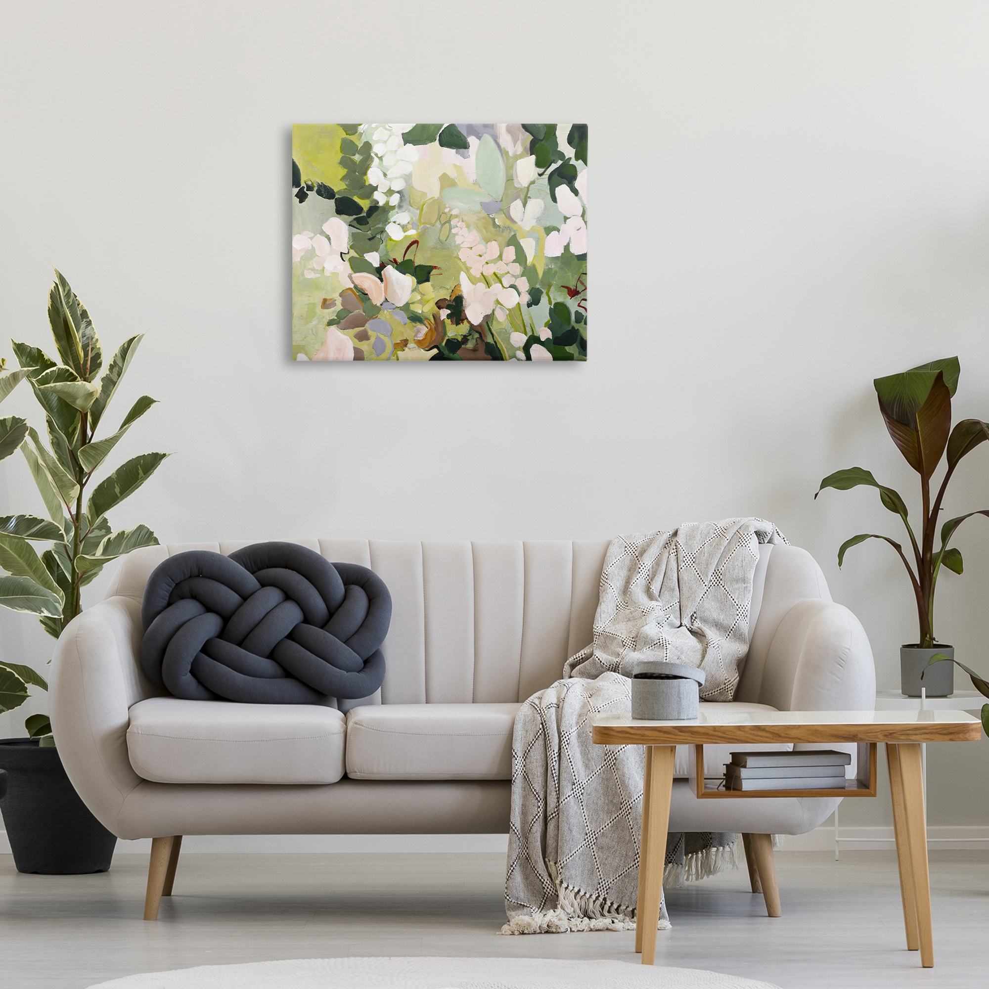 Stupell Industries Modern Botanical Impressions Plants & Flowers Painting Wrapped Canvas Art Print Wall Art, 30 x 24