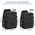 thumbnail image 5 of Cooler Backpack 33/40 Cans Coolers Insulated Leak Proof for Men & Women, Waterproof Soft Sided Lunch Camping Beach Travel Ice Chest Bag Hiking Picnic Backpack, 5 of 5