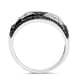 thumbnail image 2 of 0.26 Carat Genuine Black Diamond and White Diamond .925 Sterling Silver Ring QJ Model, 2 of 3