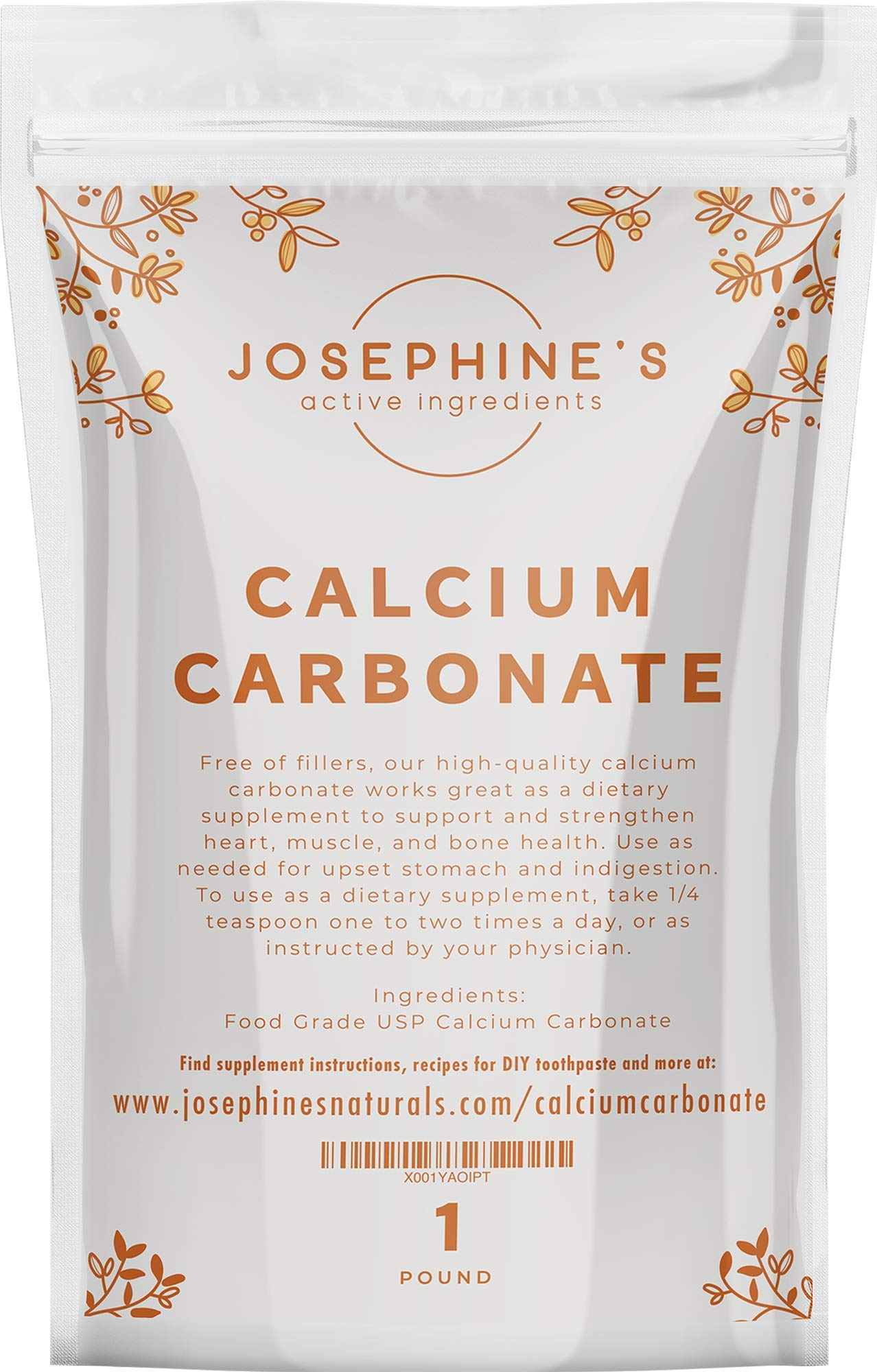 Josephine’s Active Ingredients Calcium Carbonate Powder Food Grade