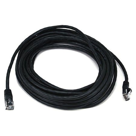 UPC: 0844660021513 | Monoprice – Patch cable – RJ-45 (M) to RJ-45 (M) – 25 ft – UTP – CAT 5e – molded  snagless  stranded – black