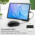 thumbnail image 4 of Osdhezcn High Sensitivity Type C Mouse USB C Mice 3 Buttons 1000DPI for Windows PC, Laptop and More Type C Devices, 4 of 12