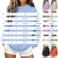thumbnail image 3 of Mock Neck Sweatshirt Women 2026 Lightweight Sweatshirts Cute Loose Fit Comfy Workout Tops Turtleneck Long Sleeve Tops Soft Cozy Basic Tops Lounge Daily Outfit Fall Tops Fashion Clothing Light Ashy, 3 of 3