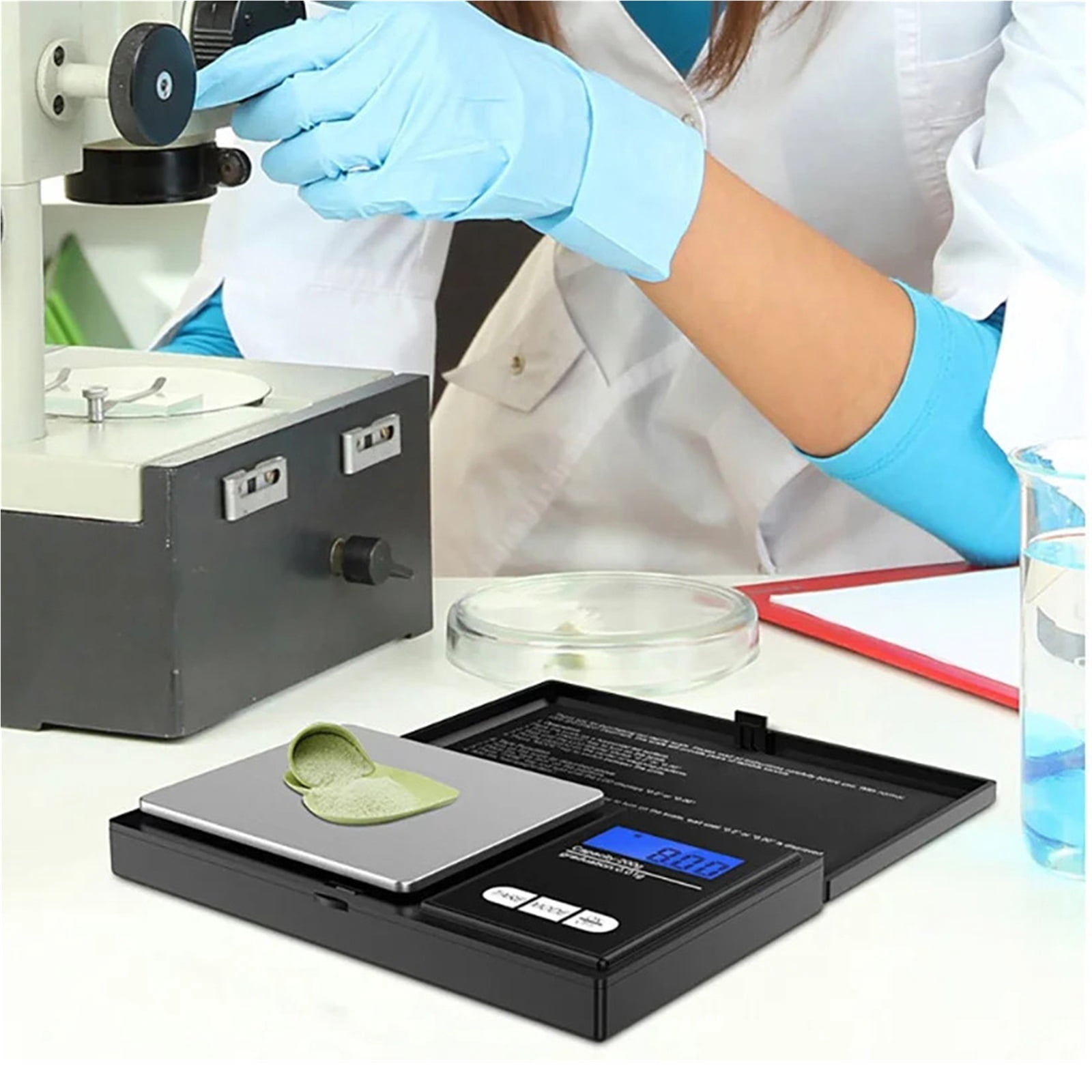 Jewelry Mini Stainless Steel Electronic Scale Digital Pocket Scales Gold Gram Balance Weight Portable High Precision 0.01g